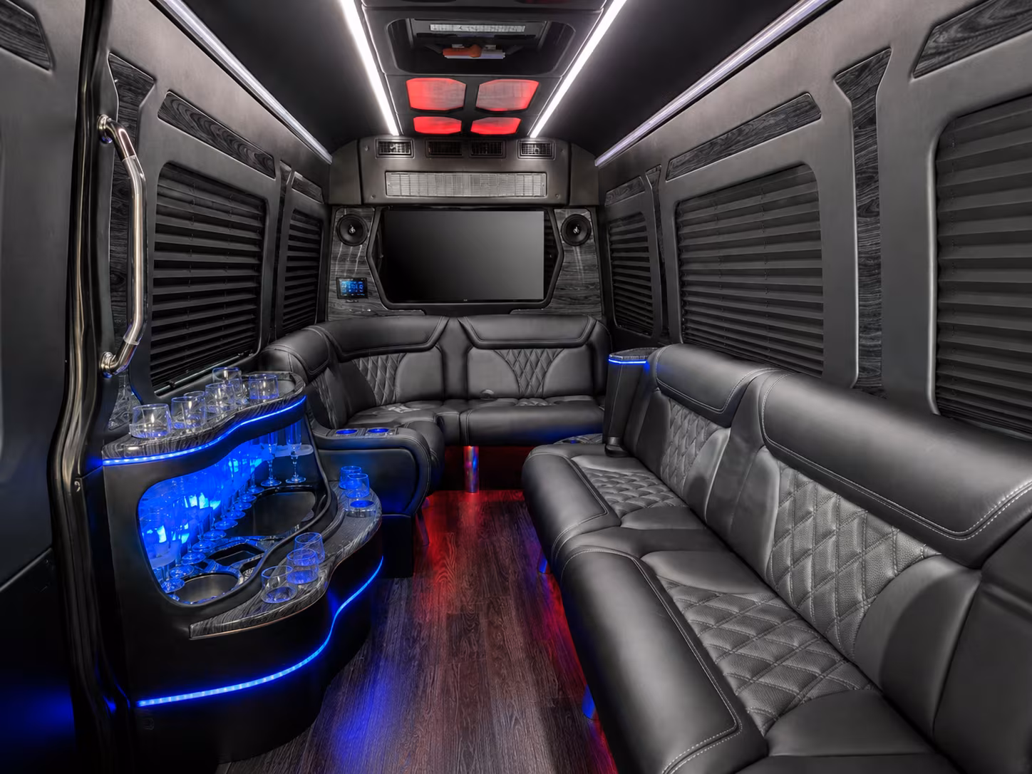 burbank 18 passenger party bus