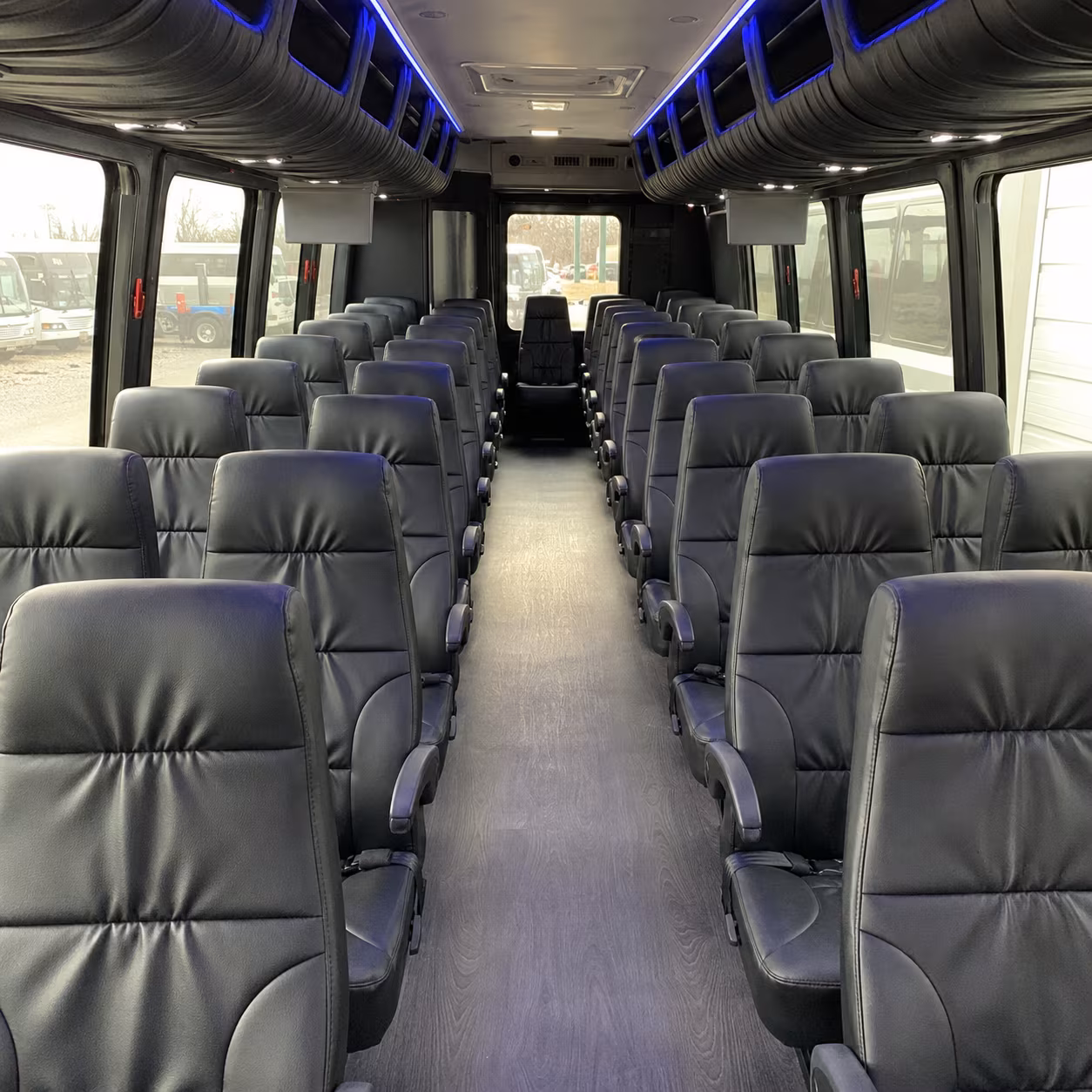 burbank wedding transportation onboard seating