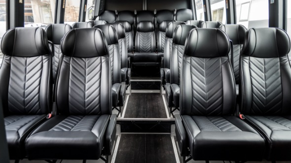 15 passenger minibus inside beverly hills