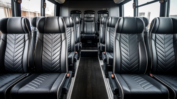 18 passenger minibus inside culver city