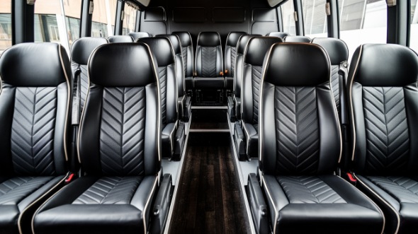 25 passenger minibus inside culver city