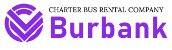 burbank charter bus company logo