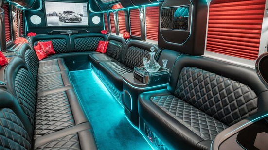 burbank sprinter limo rental interior