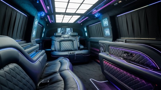 party bus rental inside burbank